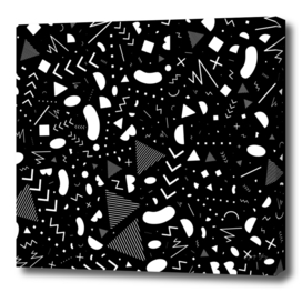 geometric Pattern Black