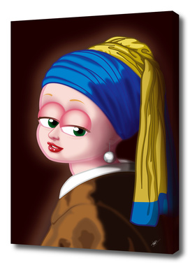 Girl with a Pearl Earring (Meisje met de parel) FNG version