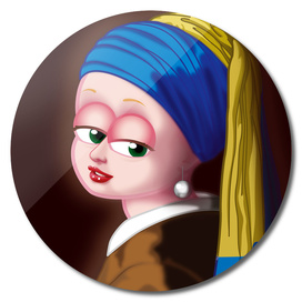 Girl with a Pearl Earring (Meisje met de parel) FNG version