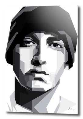Eminem Black White