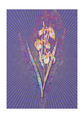 Irises Mosaic Botanical Art on Veri Peri