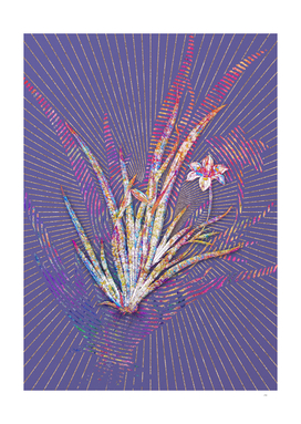 Lily Mosaic Botanical Art on Veri Peri
