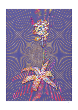 Sun Star Mosaic Botanical Art on Veri Peri
