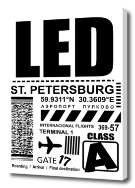 LED St. Petersburg Pulkovo Airport