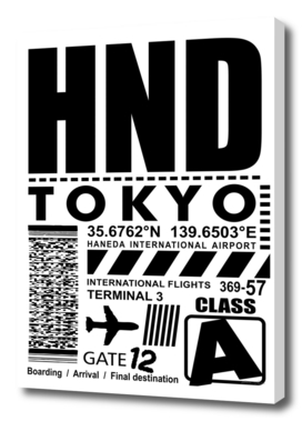 HND Tokyo Haneda Airport