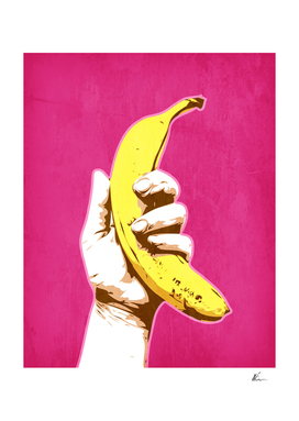 Hand with Banana | Pop Art