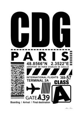 CDG Paris Charles de Gaulle Airport