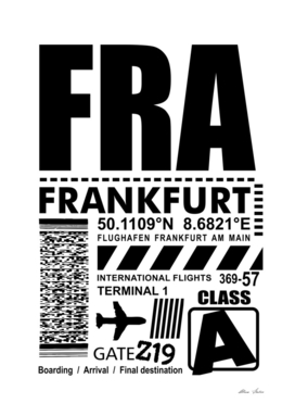 FRA Frankfurt Airport,