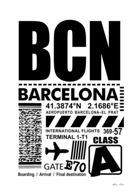 BCN Barcelona El Prat Airport,