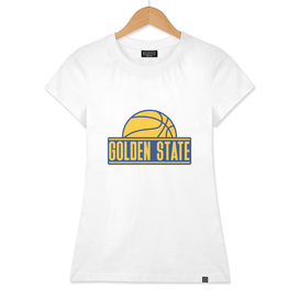 Golden State basketball modern logo blue