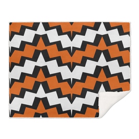 Abstract geometric pattern - orange.
