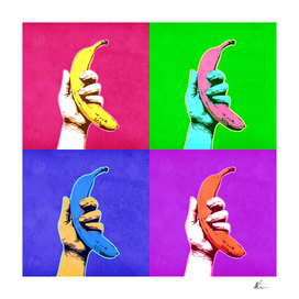 Hand with Banana | Pop Art