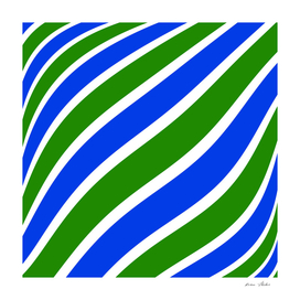 Abstract pattern - green and blue.