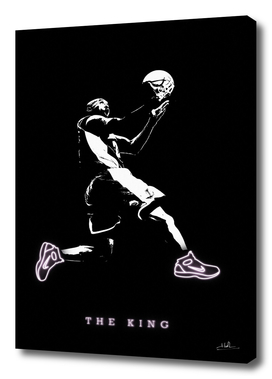 Bryant Kobe Neon Poster The King