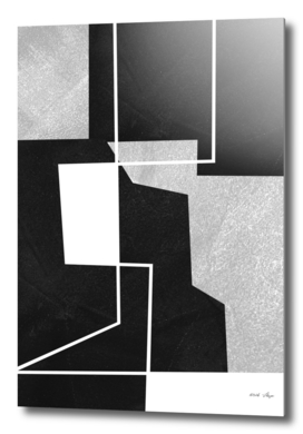 Abstrack Black and White No1