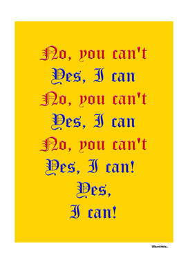 Anything you can do - NO YOU CAN T - HE