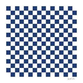 Blue Checkerboard | Beautiful Interior Design