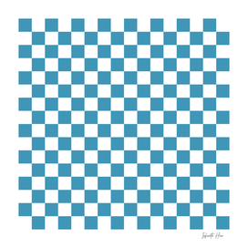 Boston Blue Checkerboard | Beautiful Interior Design