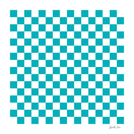 Iris Blue Checkerboard | Beautiful Interior Design