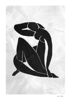 Black Nude Inspired By Matisse