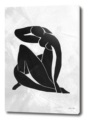 Black Nude Inspired By Matisse