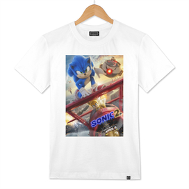 Sonic Cute Poster  Sonic the Hedgehog Shirt