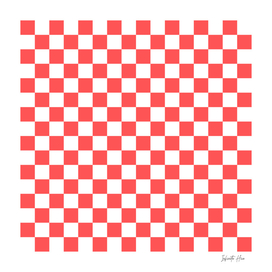 Radical Red Checkerboard | Beautiful Interior Design