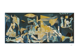 New Guernica 1937 Classic Painting Discoloration