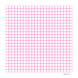 Neon Pink Grid Lines | Beautiful Interior Design