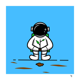 Replanting By Cute Astronaut