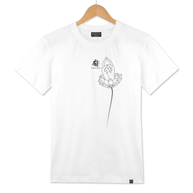 Amida Nyorai/ Mudra T-shirt (white)