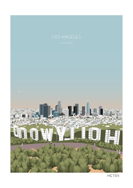 Los Angeles Travel Illustration