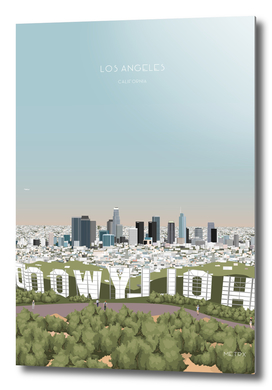 Los Angeles Travel Illustration