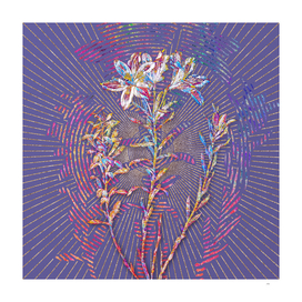 Lily of the Incas Mosaic Botanical Art on Veri Peri