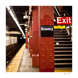 Bowery Subway Station