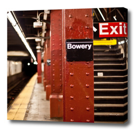 Bowery Subway Station