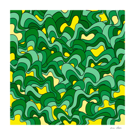 Abstract pattern - green and yellow.