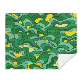 Abstract pattern - green and yellow.