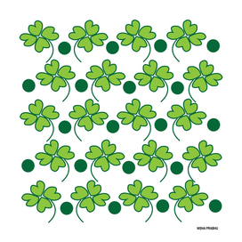 Four Leaf Clover Seamless Pattern