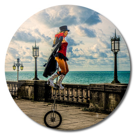 The Early Morning Unicyclist