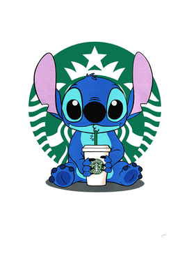 Disney Stitch Starbucks Lover
