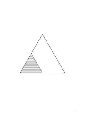 Minimalist Black Glyph on White Geometric Art 305