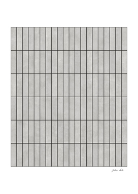 Rectangular Grid Pattern - Grey