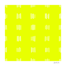 Neon Yellow Colorful Big Scratches | Interior Design