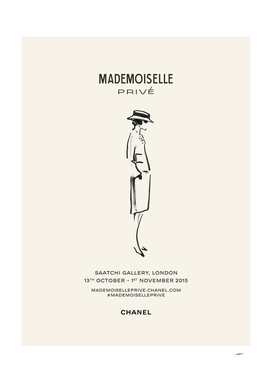 Coco Chanel,Minimalist style, black and white,Made Mois elle