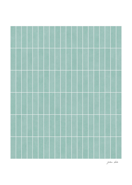 Rectangular Grid Pattern - Light Blue