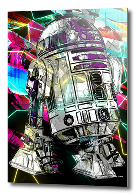 Star Wars Movie - R2-D2 Print Art - Street Art