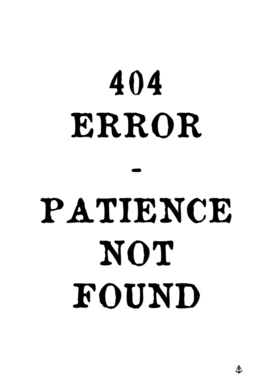 404 Patience not found