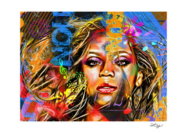 Beyonce Painted