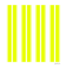 Neon Yellow Picnic Stripes | Beautiful Interior Design